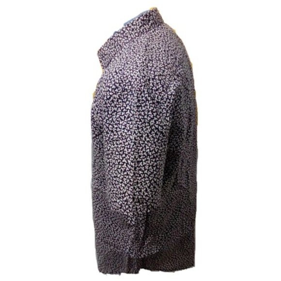 John Varvatos Linen Short Sleeve Button Down Printed Short Sleeve Shirt 09/24 - Picture 6 of 10